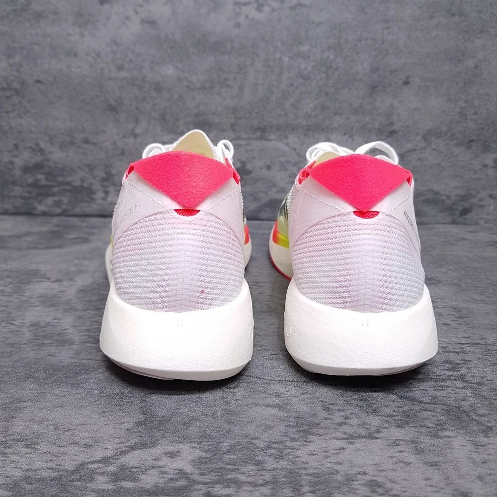 ADIDAS Adizero Takumi Sen 10 Running Shoes Womens 8.5 White Black Lucid Red